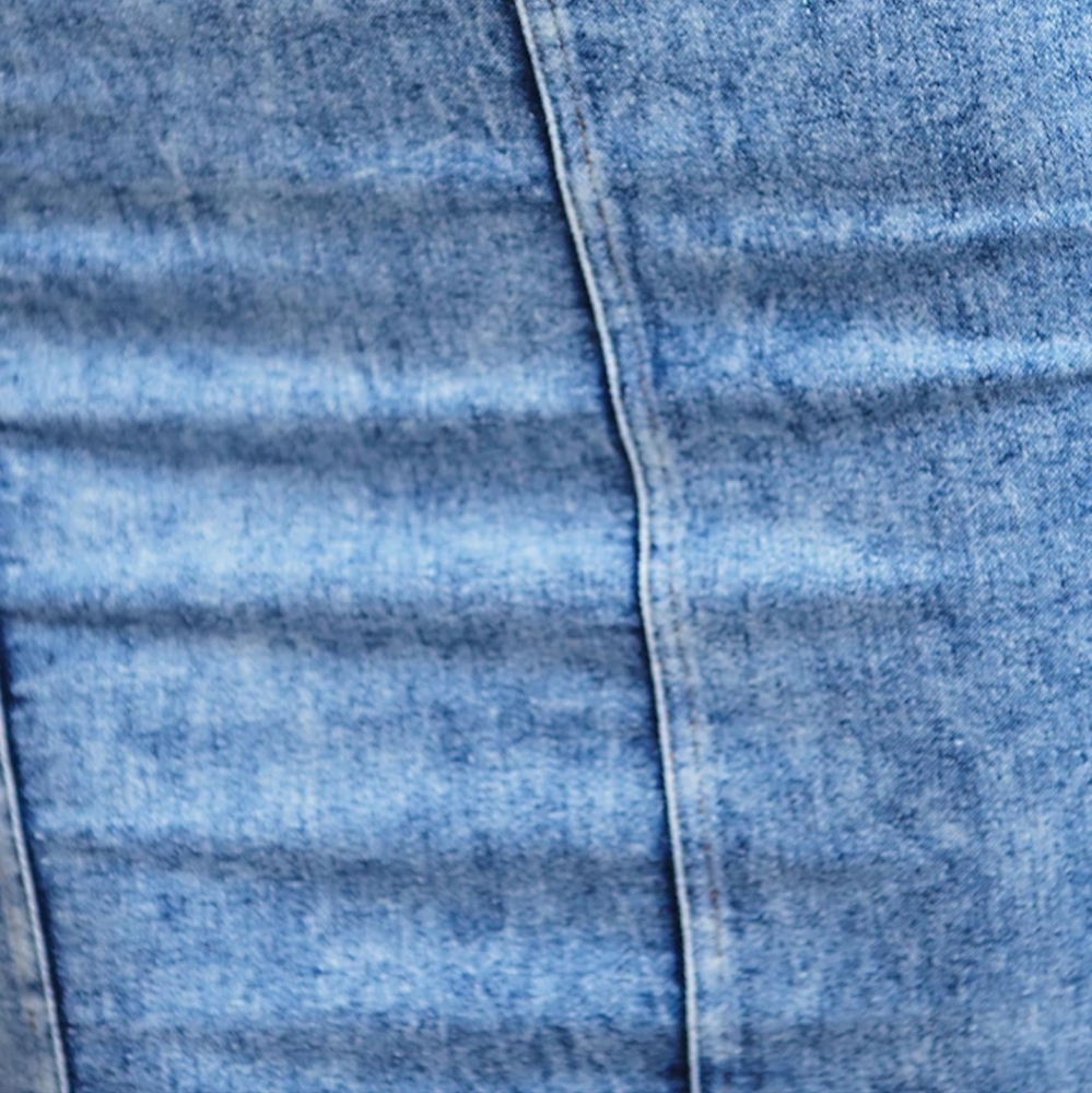 denim midi dress - Picture 4 of 6